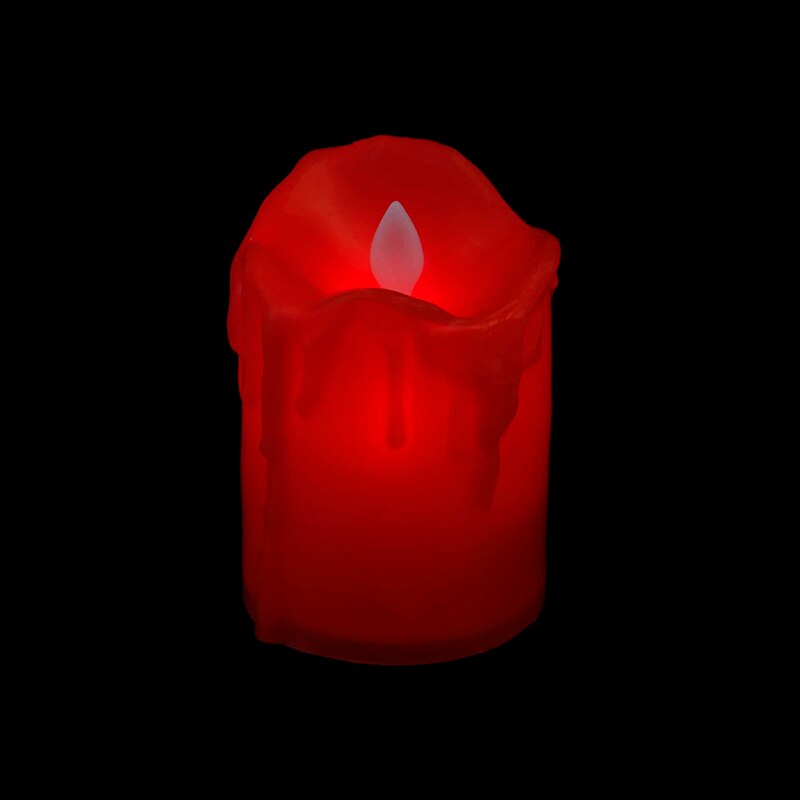 Led Batterij Aangedreven Led Kaars Multicolor Lamp Simulatie Kleur Vlam Knipperende Thee Licht Thuis Birthday Party Bruiloft Decoratie