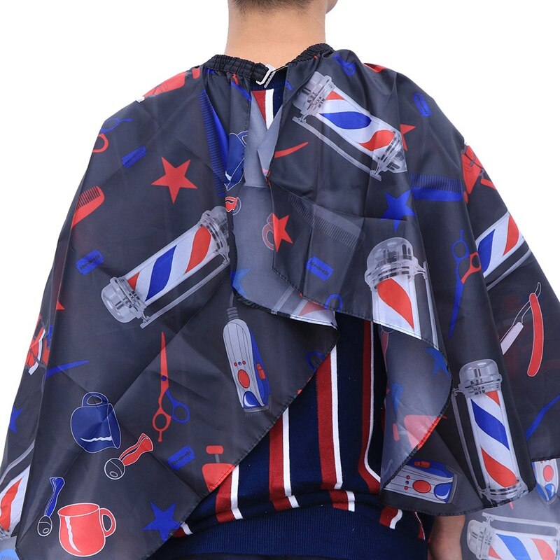 1Pc Haarschnitt Mantel Wasserdichte Princed Leichte Praktische Schürze Haarschnitt Tuch Kleid Haar Stylist Kind Friseur Erwachsene