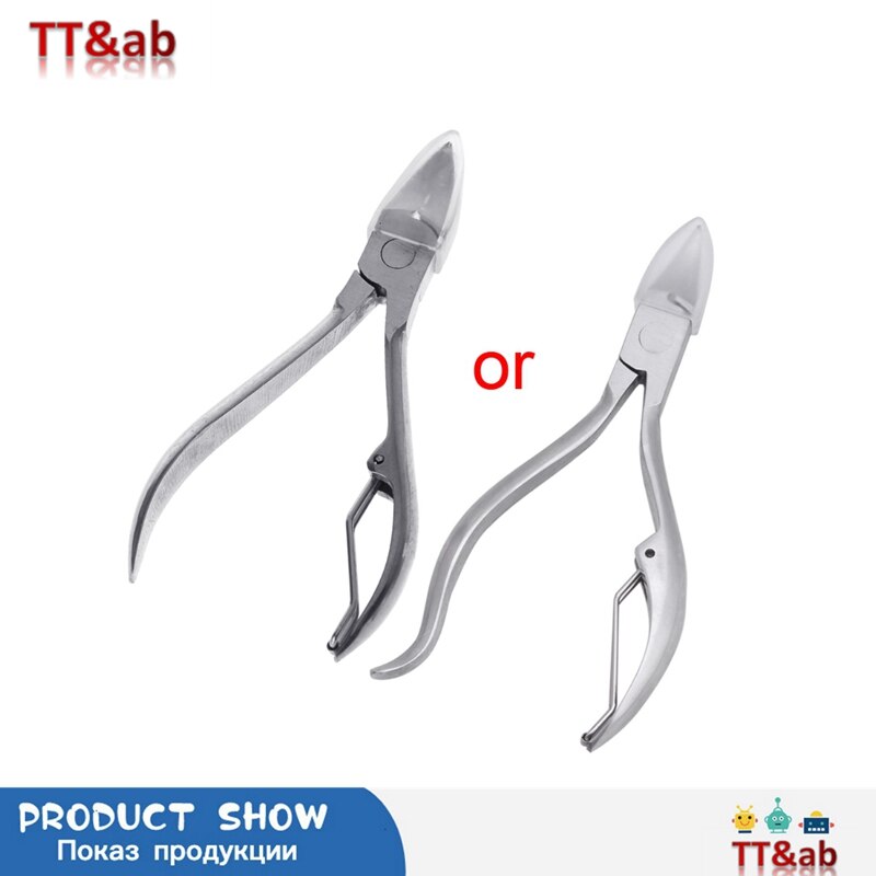 Stainless Steel Toe Nipper Nail Clipper Cutter Ingrown Pedicure