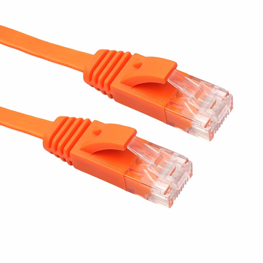Ethernet CAT6 sieć internetowa płaski przewód Patch Lead RJ45 do routera PC