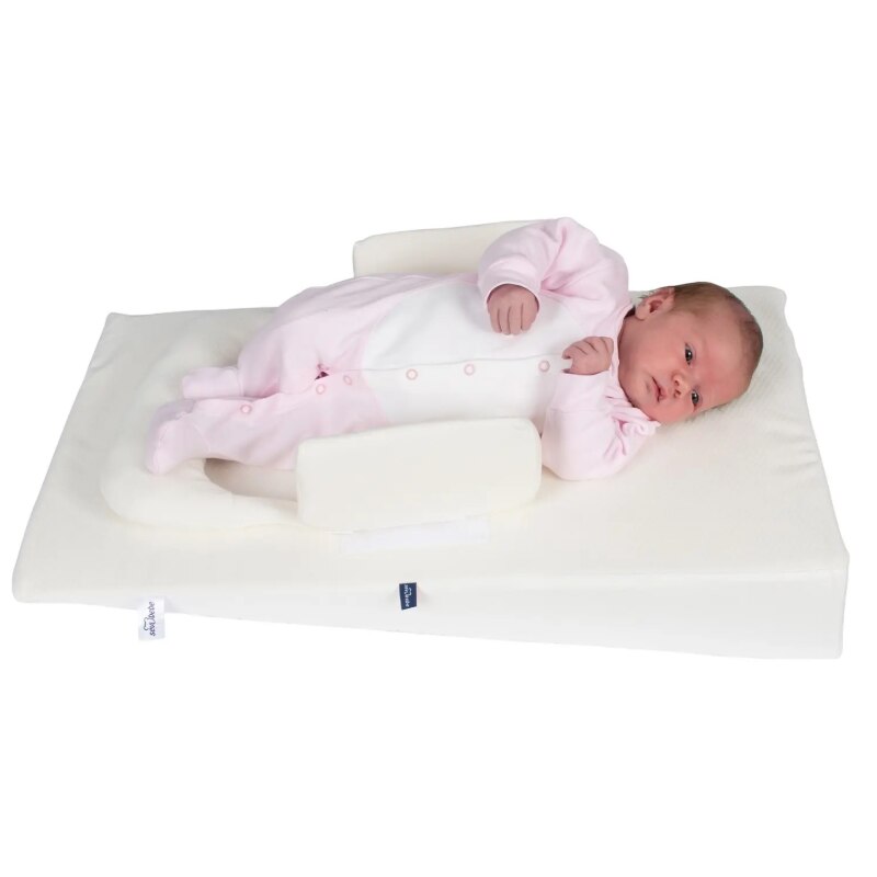 Premium Baby Reflux Collic Acid Reflux Foam Bed Wedge Pillow Antigas Pillow with Heatable Cherry Stone