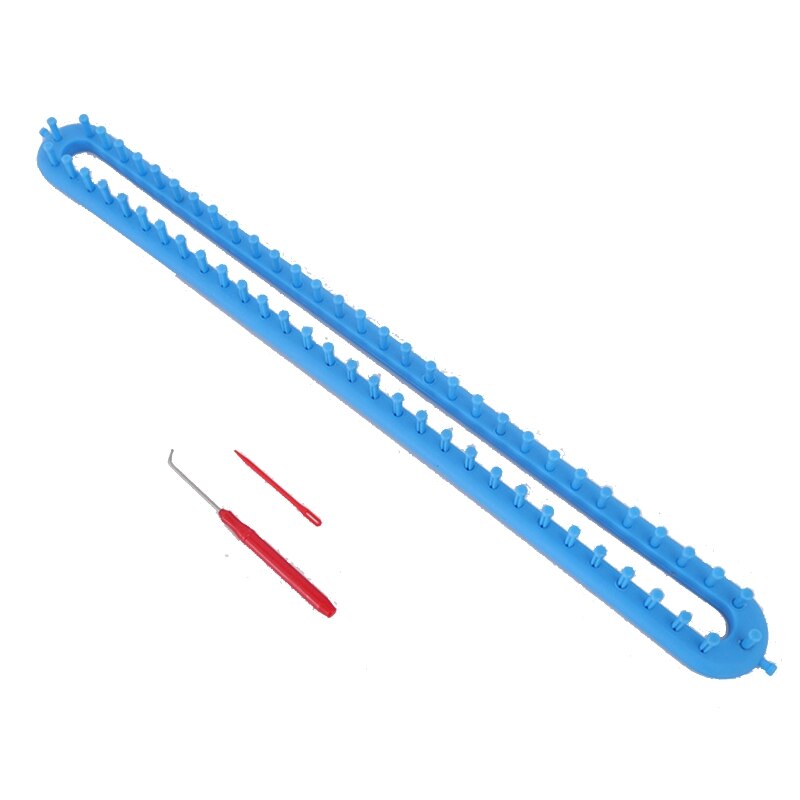 Knitting Loom Kit for Knitting Lovers Scarf Hats Shawl Making Tools 40JA: 58CM braider