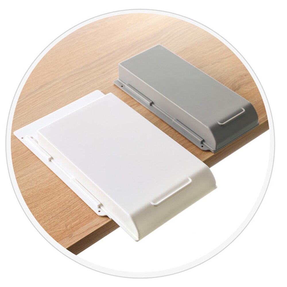 Self-Adhesive Hidden Storage Box under the table Makeup Organizer Under Desk Storage Drawer Organizer Box Stationery storage