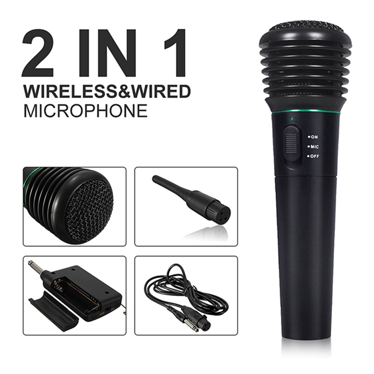 Bedrade Handheld Microfoon Voor Zang Karaoke Draad... Grandado