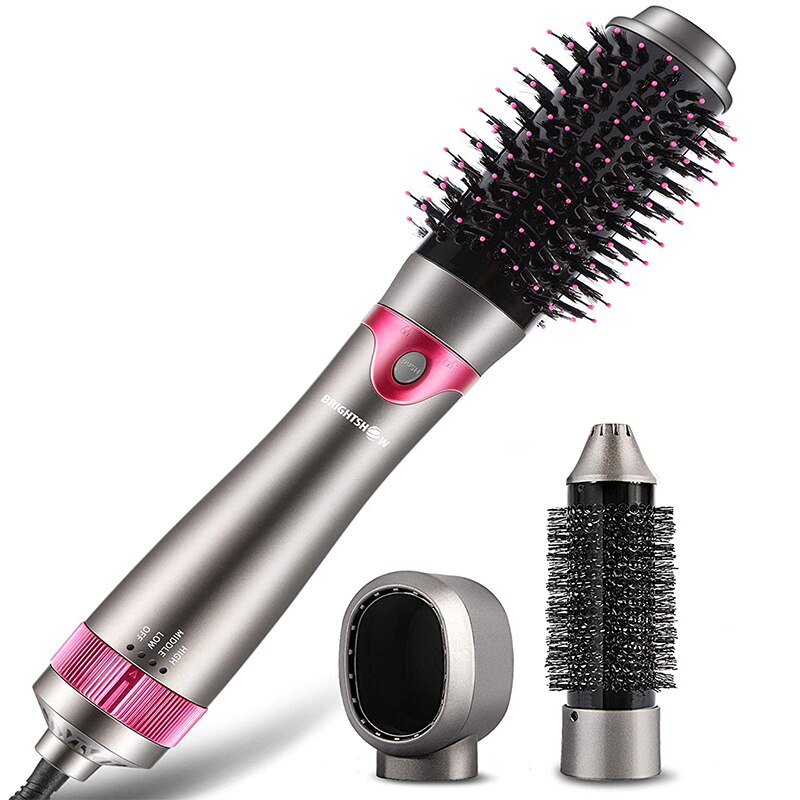 Air Brush 3 in 1 Hair Tool Hair Dryer Brush Hair Styler Dryer Volumizer Negative Ionic Ceramic Blow Dryer