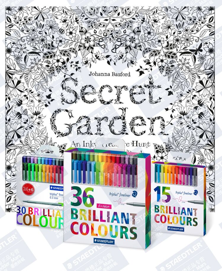 STAEDTLER 334 Triplus Fineliner bolígrafos brillantes colores lápiz de líneas finas rotuladores de arte/15/20/30/36/42/48 colores 0,3mm para pintura
