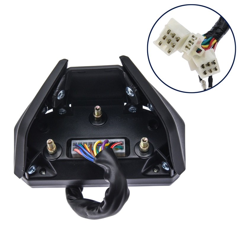 Universal LED LCD Speedometer Digital Backlight Waterproof Odometer Tachometer For Motorcycle 1,2,4 Cylinders YG150-23
