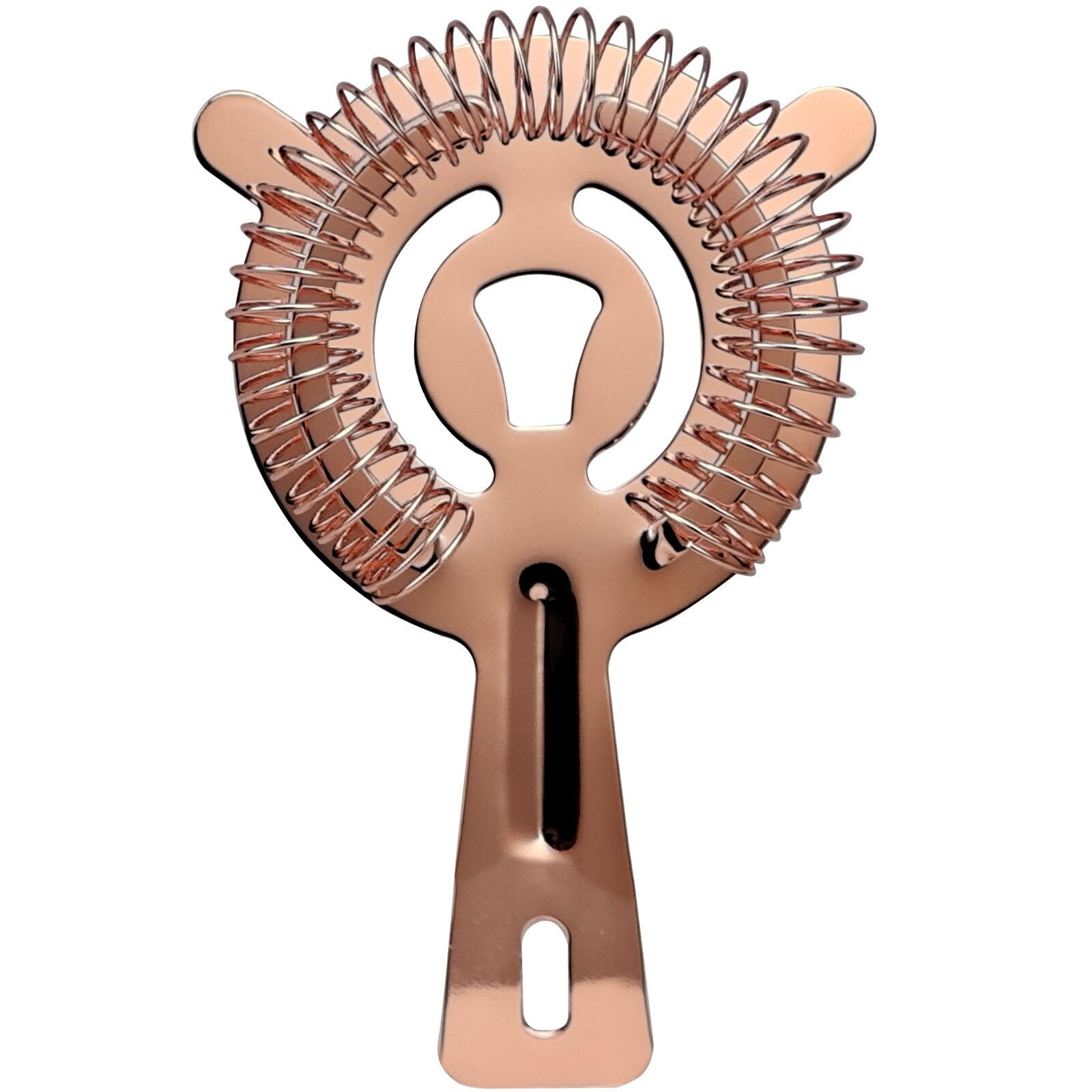 Stainless Steel Cross Cocktail Ice Filter Bar Strainer Cocktail Strainer Universal Bartender Tool Practical Cocktail Wine Home: Rose gold