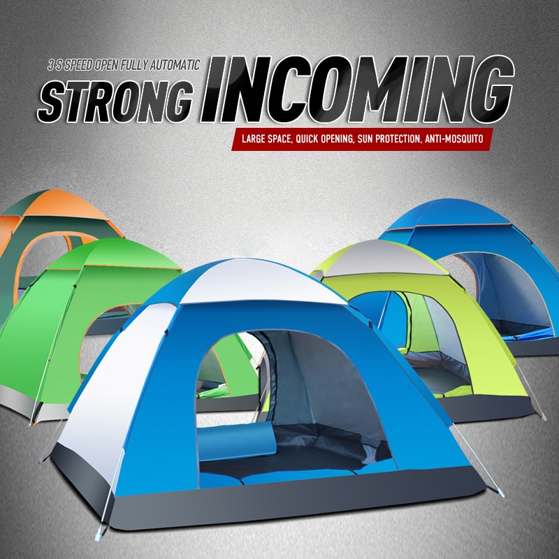 3-4 Personen Grote Ruimte Ultralight Tenten Outdoor Camping Tent Reizen Naturehike Tent Voor Camping Zon Bescherming Anti-mosquito