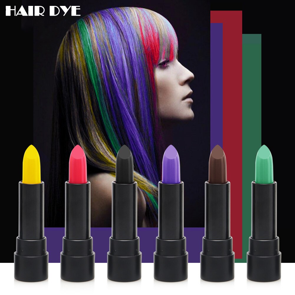 Dye Hair Pen Disposable Temporary Hair Color Chalk Crayons Paint Contour Pen SCI88