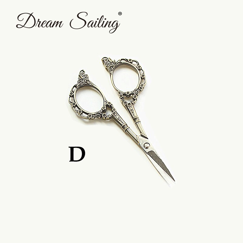 Tijeras para cutículas Estilo Vintage antiguo europeo, herramienta de costura de acero inoxidable, tijeras de pedicura, herramienta de manicura para cortar uñas: Bronze