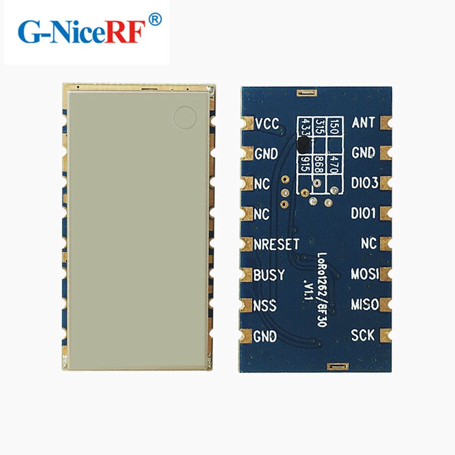 2 sztuk/partia LoRa1262F30 1.5W wysokiej mocy 868 MHz/915 MHz SX1262 układu 7KM duża odległość moduł rf