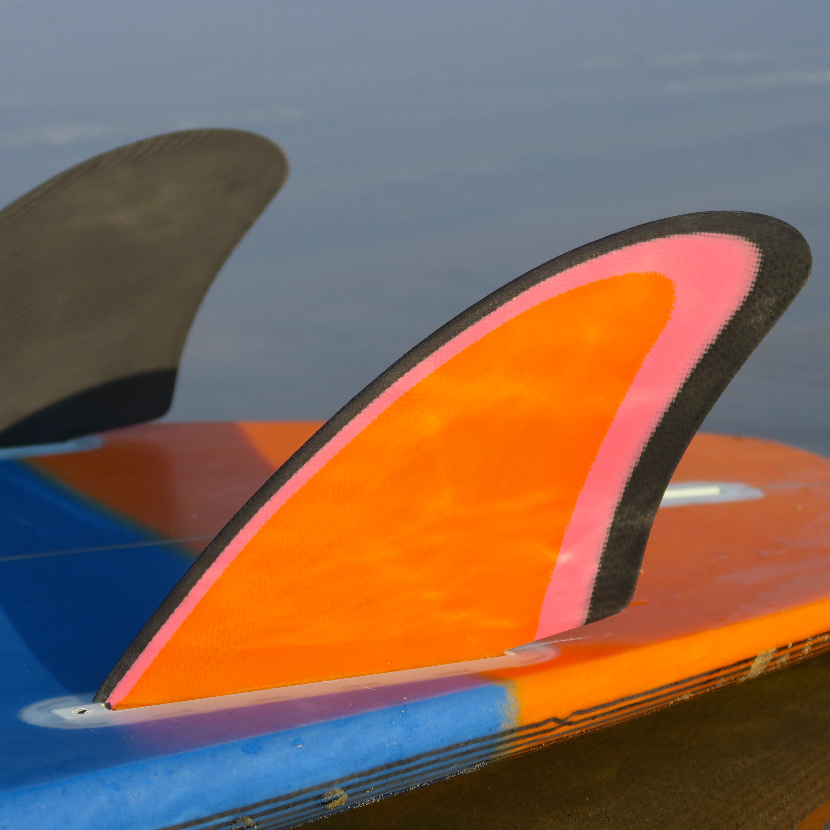 Surfboard Handmade Fiberglass Twin Keel Fins Short Retro Fish Board Fins For Surfing