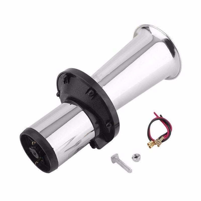 12V 110DB Car Horn Speaker Tone Horn Vintage Old Style AHH-OOO-GAH - View #8