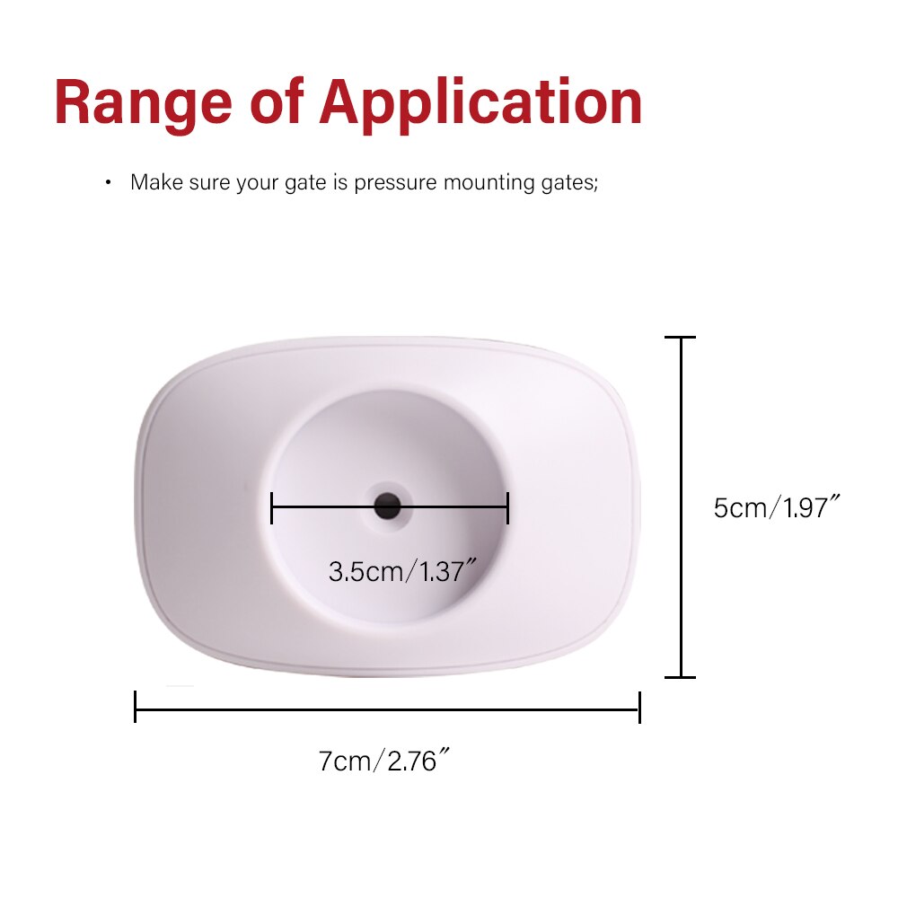 EUDEMON 2pcs Of Pet Gates Wall Guard Safe Wall Bumpers Guard Wall Protector Cups Pads For Pressure Gate Door Stairs
