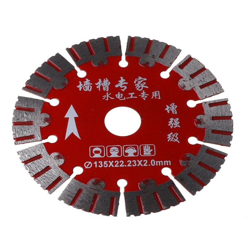 Lame de scie 133mm, disque de coupe à sec Super fin pour marbre, béton, porcelaine, carrelage, granit, pierre de Quartz adapté à la coupe de couteaux