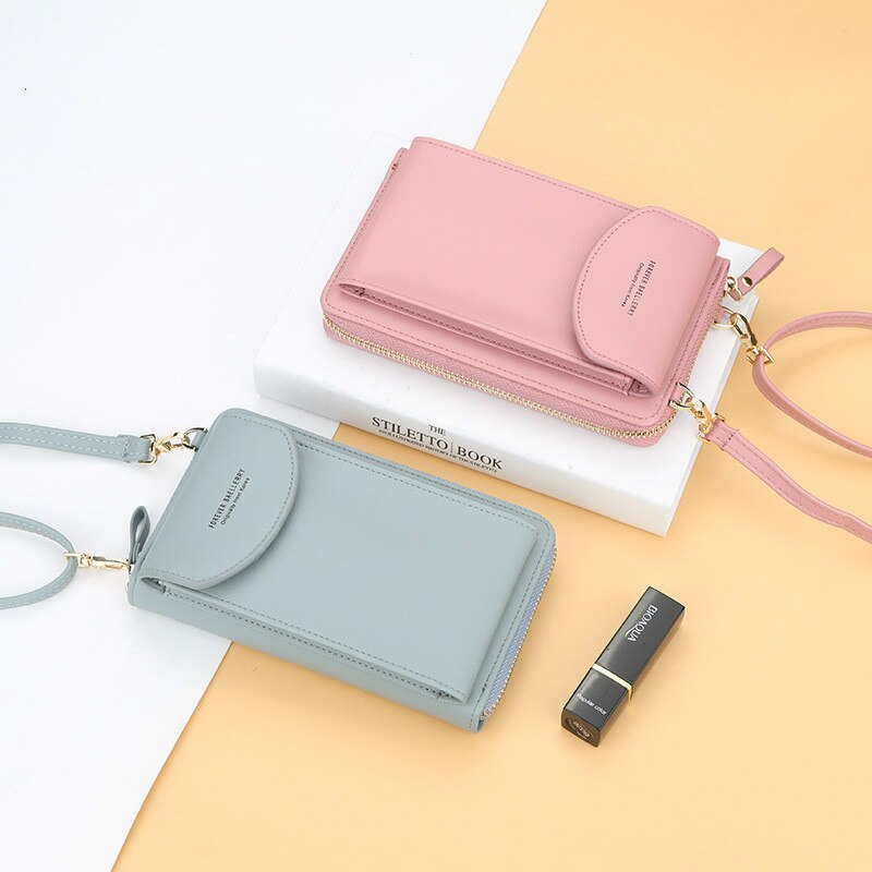 Dames portemonnee merk mobiele telefoon portemonnee grote kaarthouders portemonnee handtas portemonnee clutch messenger schouderbanden tas