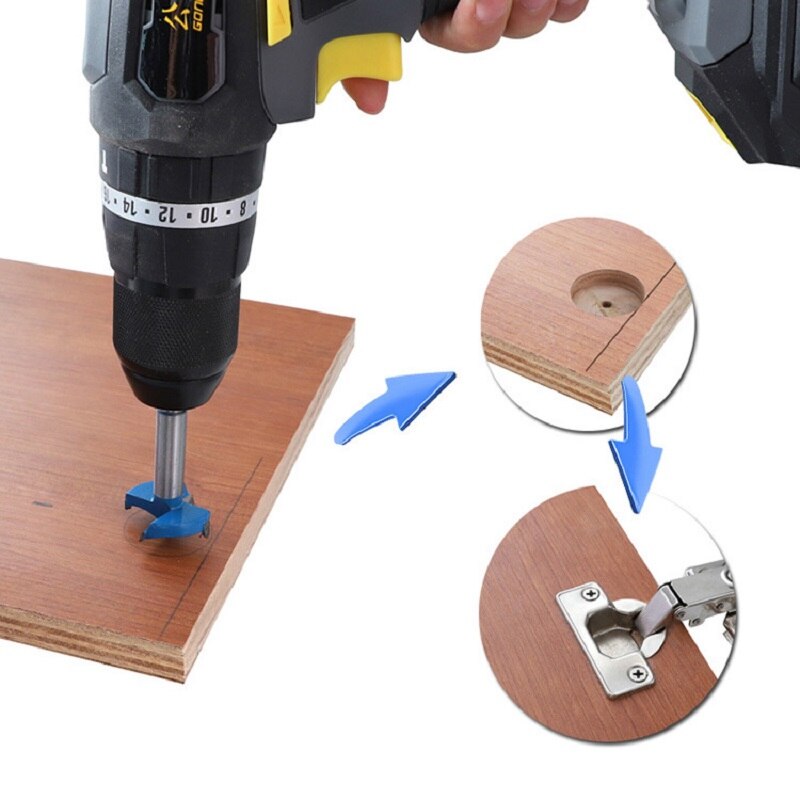 35Mm Scharnier Gat Boren Gids Locator Scharnier Boren Jig Verborgen Gids Houtbewerking Gat Opener Deur Cabiner Accessoires Tool