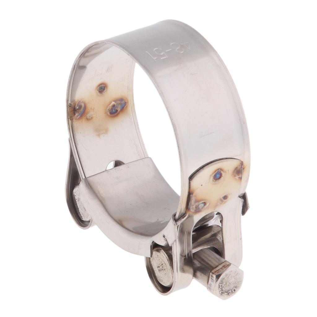 2 Pieces Exhaust Clamp Clamps 32-35mm; 36-39 Mm Motorcycle Exhaust Clamp