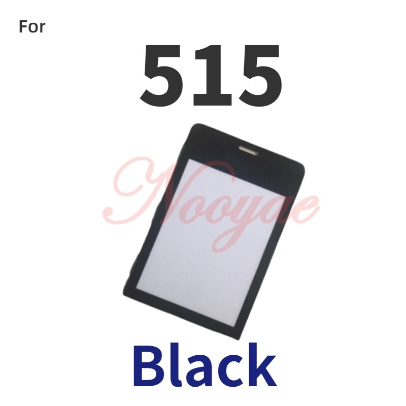 For Nokia 515 N515 Glass Screen Lens Black/White Front Lens Panel With Sticker +tracking: Black glass lens