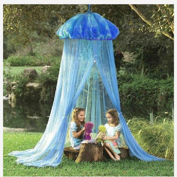 Camera dei bambini zanzariera tenda meduse cupola addensata ad alta densità tenda da letto sospesa biancheria da letto per bambini culla rete Decor
