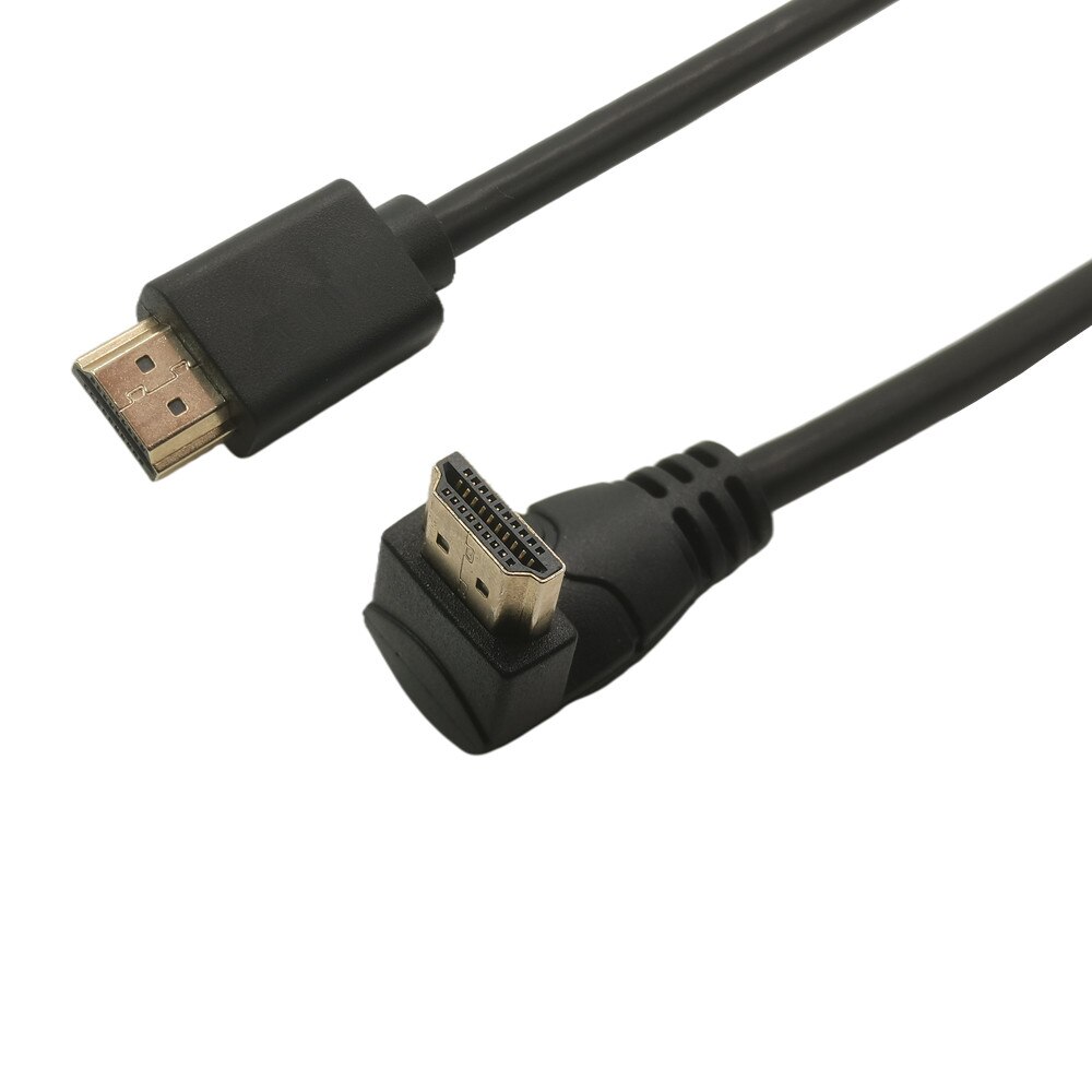 4K*2K 60HZ 2.0 HDTV w dół i w górę oraz w lewo i w prawo pod kątem 90 stopni Męski przedłużacz HD Kabel kątowy HD 2.0