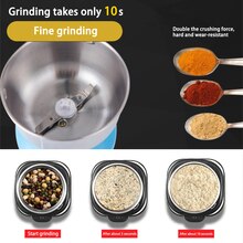 Household Mini Electric Small-scale Processor Grinder Grain Grinder Chinese Kitchen Tools Medicinal Material Rock Sugar Mill