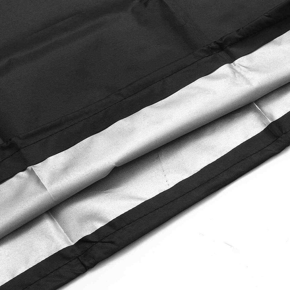 Multiple Specifications Available Garden Bench Dustproof Cover Waterproof Breathable Outdoor Bench Black Seat Cover