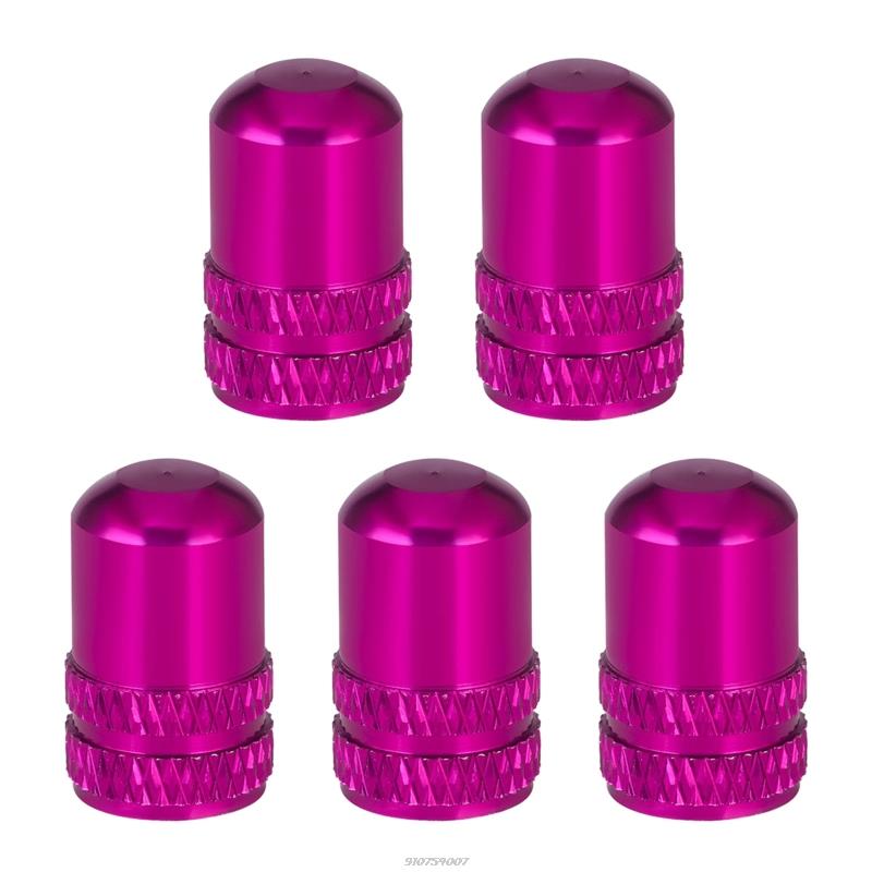 Schrader or Presta Bicycle Valve Cover, 5 Packs, Optional A/vf/v, Lightweight, Rough Erosion for Car Motorcycle 21: PL-S