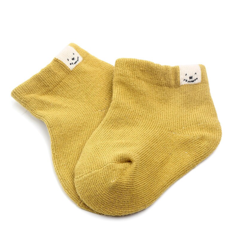 Chaussettes en coton à la cheville pour bébé, chaussettes souples de avec dessin animé, pour fille et garçon, printemps et hiver