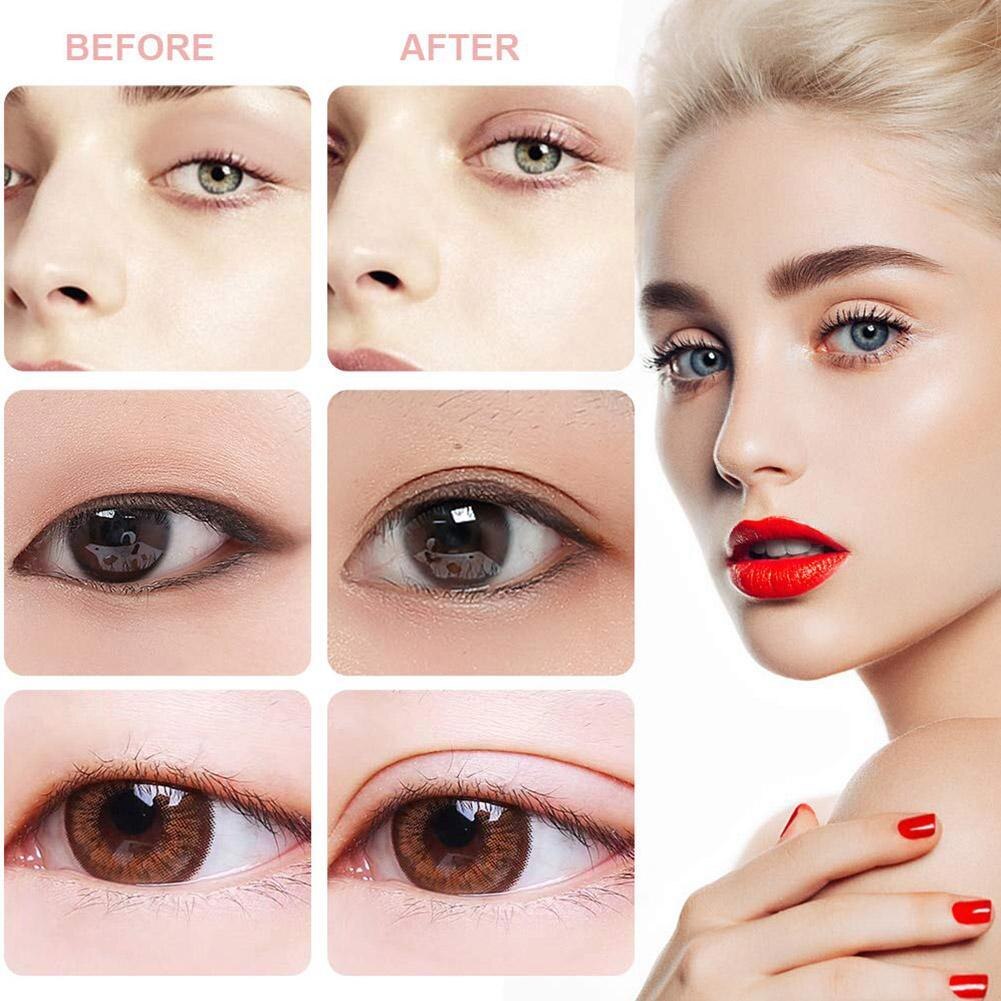 12 Pairs Onzichtbare Dubbele Ooglid Stickers 3D Dubbelzijdig Onzichtbare Ooglid Tape Sterke Grote Ogen Make Up Ooglid Sticker