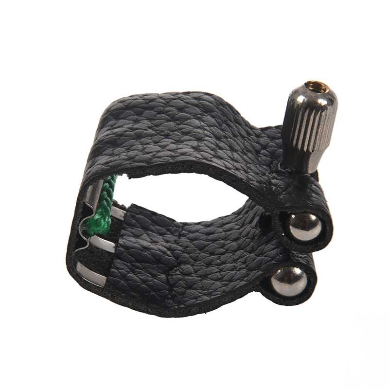 Lederen merk nozzle lock rietbinder met richter voor alt tenor standaard saxofoon: Default Title