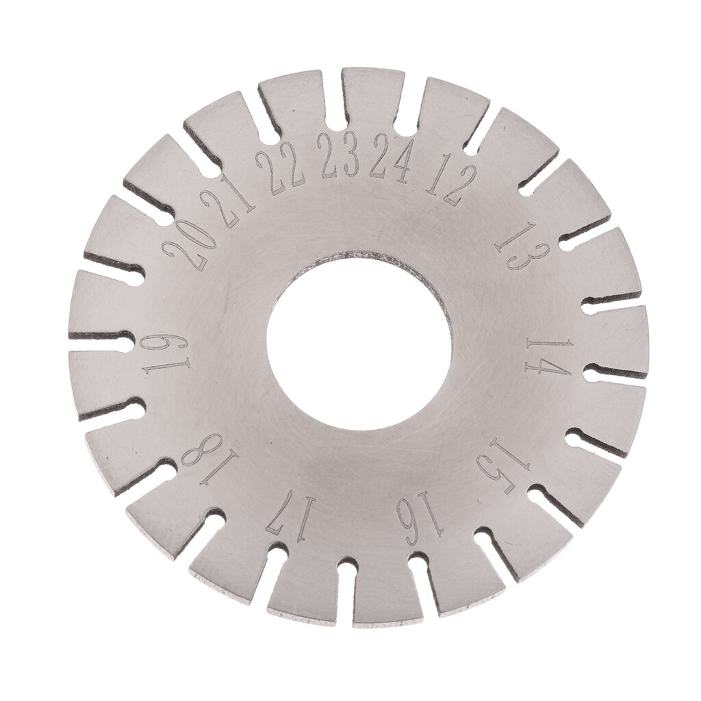 1pc Piano Tuning Tool Piano Wire Gauge Numbers 12-24 for Piano Repair Parts