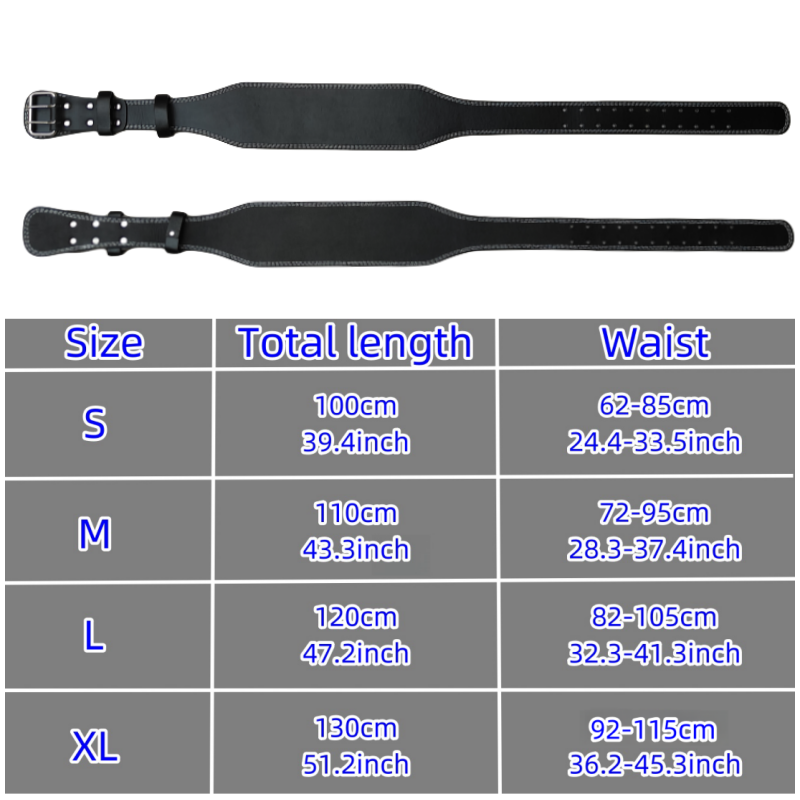 Weight Lifting Belt for Men & Women Gym Weightlifting Belt Powerlifting Belt for Heavy Strength Training for Squat Deadlift
