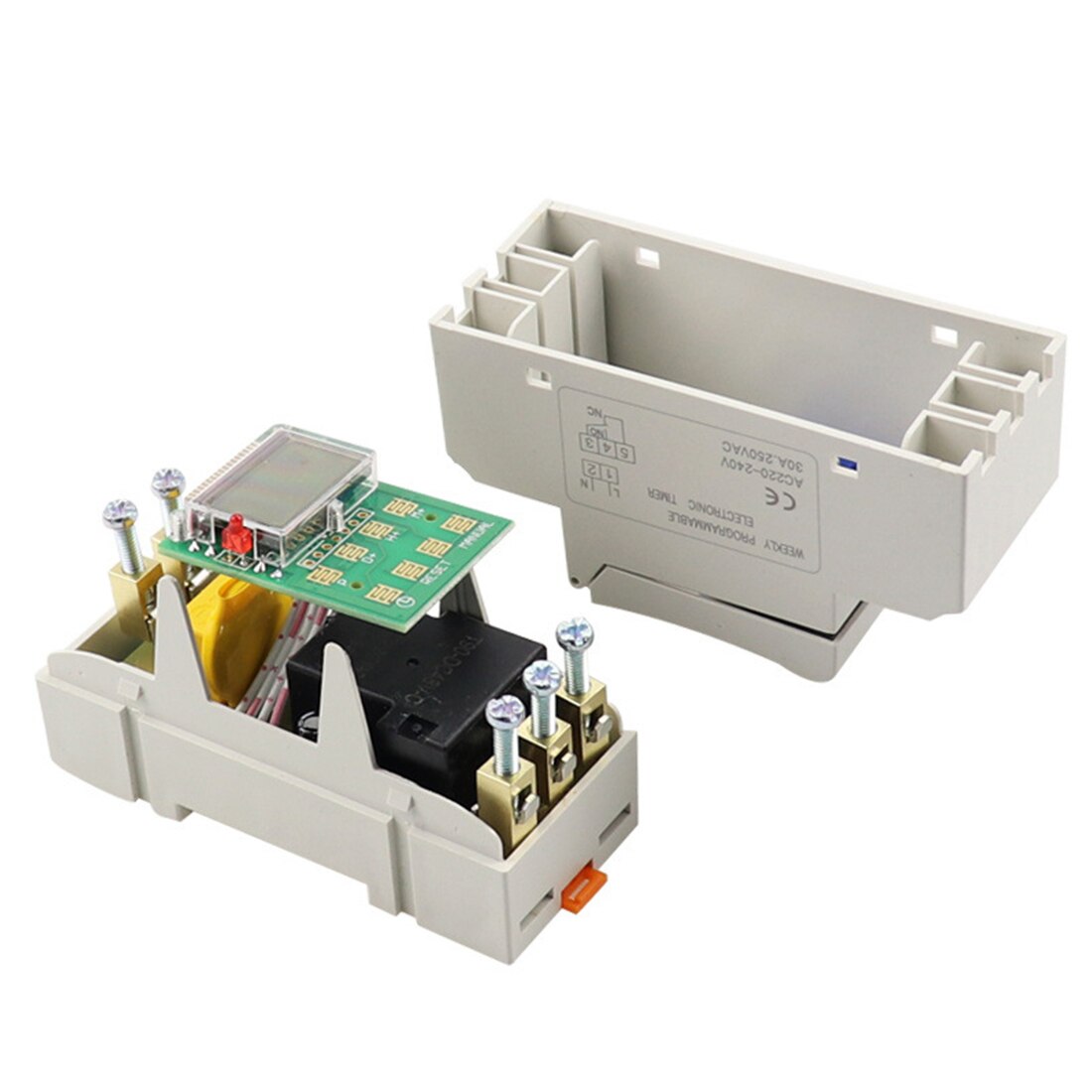 , temporizador Digital programable de 7 días de , Control de relé 15A DC12V/ 24V AC110V/ 220V, electrónica semanal