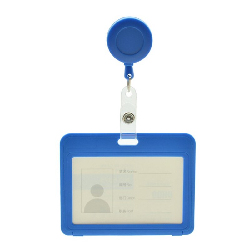 ID Abzeichen Halter Name Tag Mitarbeiter Visitenkarte Student karte abdeckung pass halter id karte halter Schule Büro Liefert: blue horizon