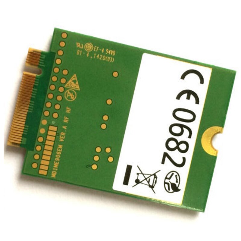 Ulåst  me906e + 2 stk ipx 4 ngff m .2 antenne fdd lte 4g wcdma gsm support gps modul lager