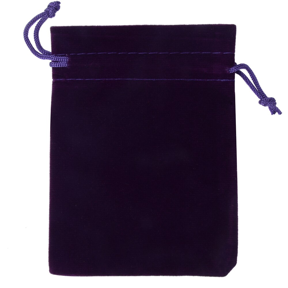 25pcs/bag 9x12cm Jewelry Packaging Velvet Bag Wedding Bags & Pouches: Purple