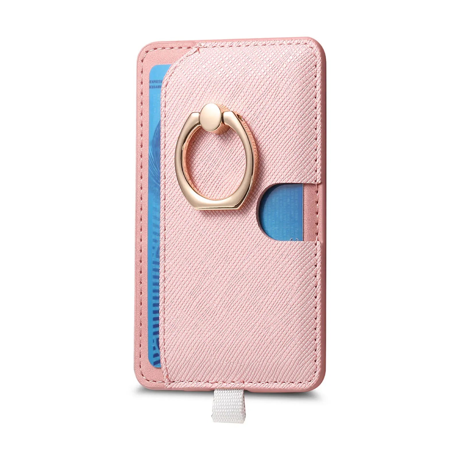 Magnetic Magsafe Card Holder Wallet Simple Ring Storage for Cards Credit Cards Debit Cards Easy Access: Blue