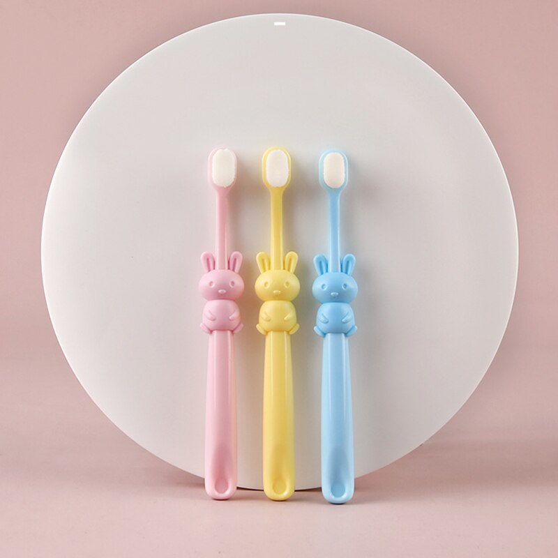Lapin Brosse À Dents Pour Enfants Dessin Animé Unique Pack 2-10 Ans Bébé Brosse À Dents Souple