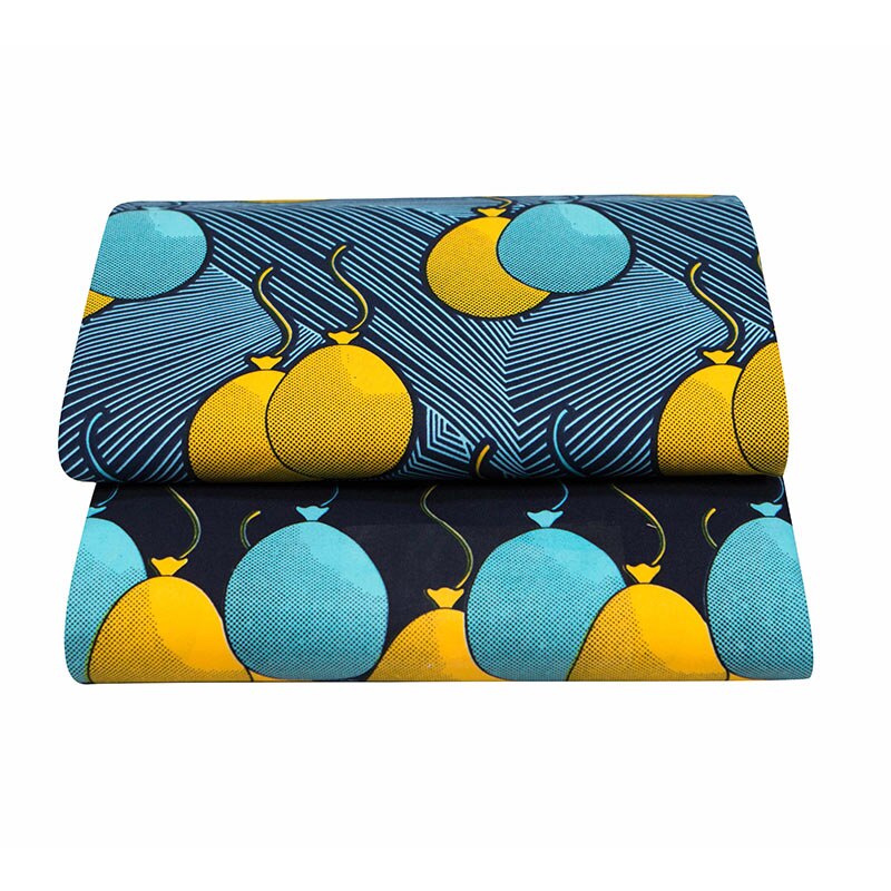 African Polyester Wax Fabric Exquisite Printed Fabric Ankara Real Wax For Dress Latest