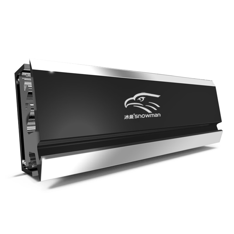 SNOWMAN M.2 SSD Heatsink Cooler 2280 Solid State Hard Disk Radiator M2 NGFF PCI-E NVME Aluminum Double-sided Cooling Thermal Pad