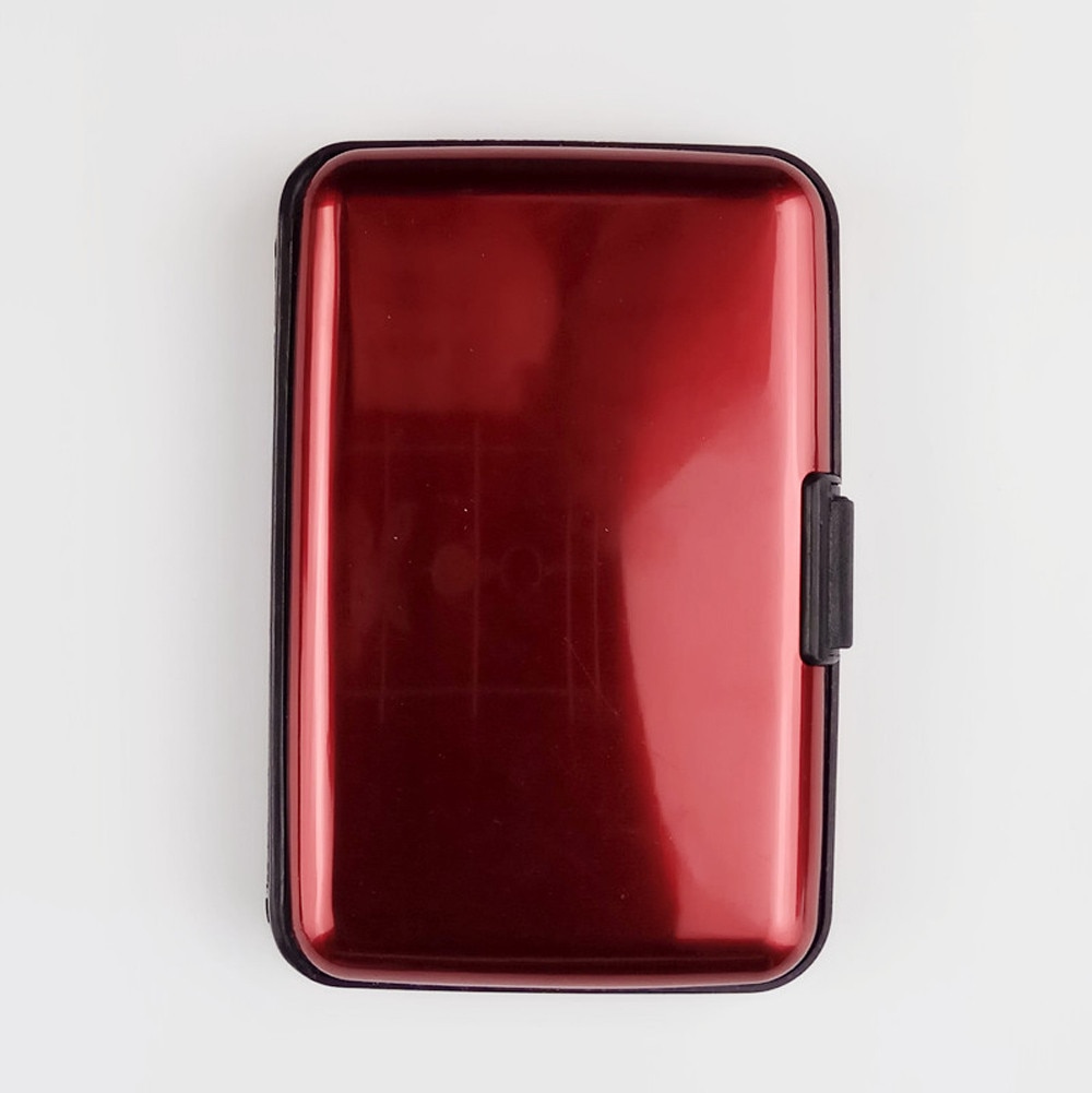 Heren Kaarthouder Heren Waterdicht Zaken ID Credit Card Wallet Plastic Pocket Case #20