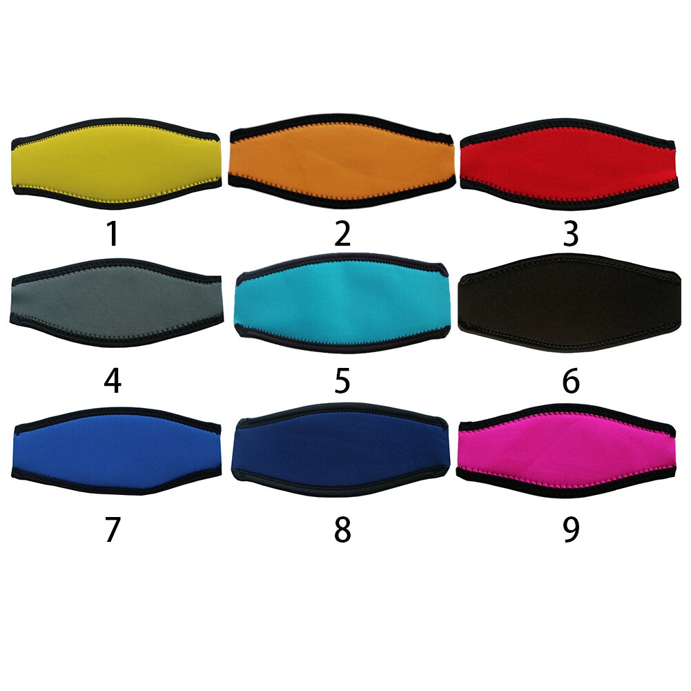 Ainstsk Diving for mask, Universal Neoprene Scuba Diving for mask Strap Hair Cover Water Sport fit for Adults