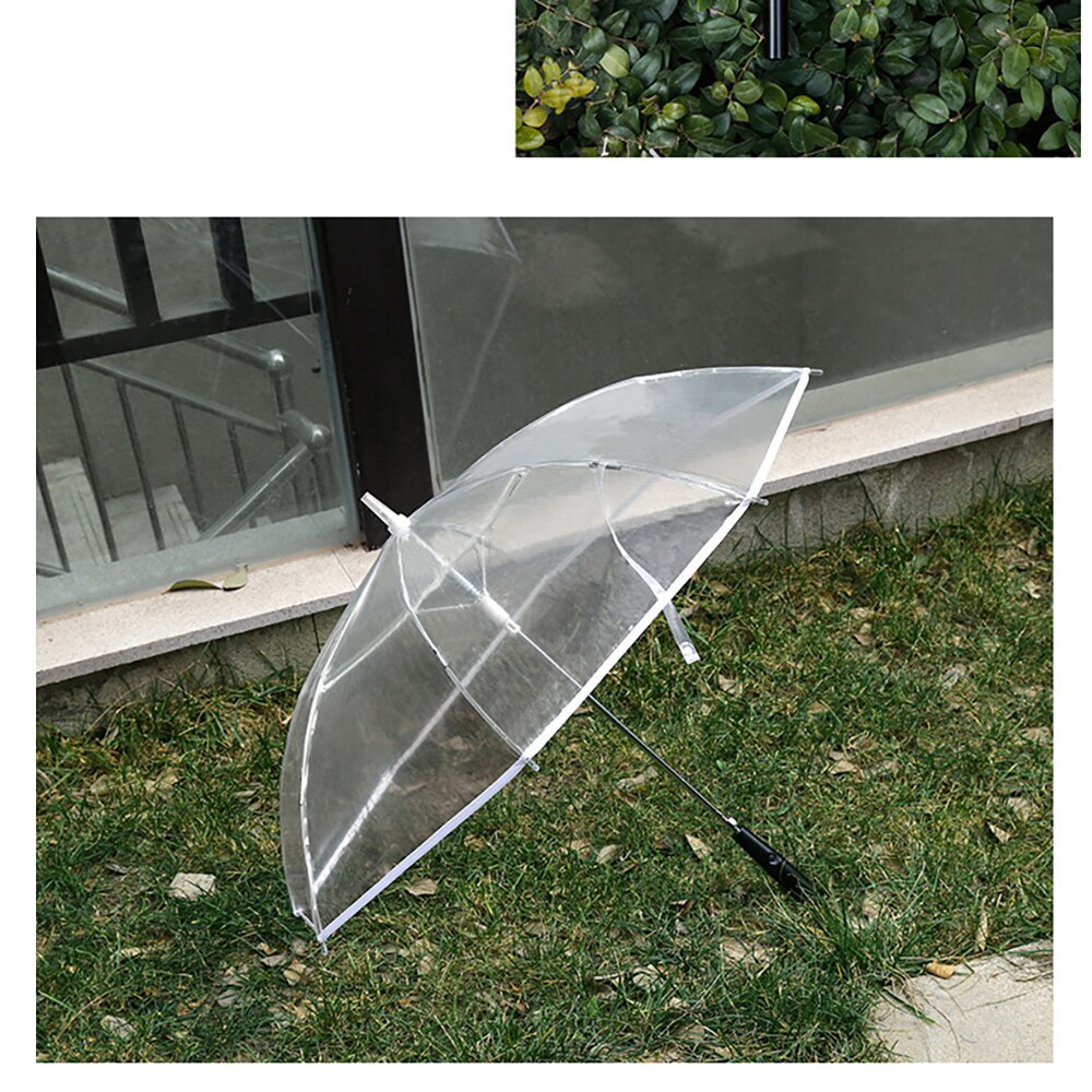Parapluie LED coloré, lampe de poche électronique parapluie lumineux transparent, style de décoration pour la maison