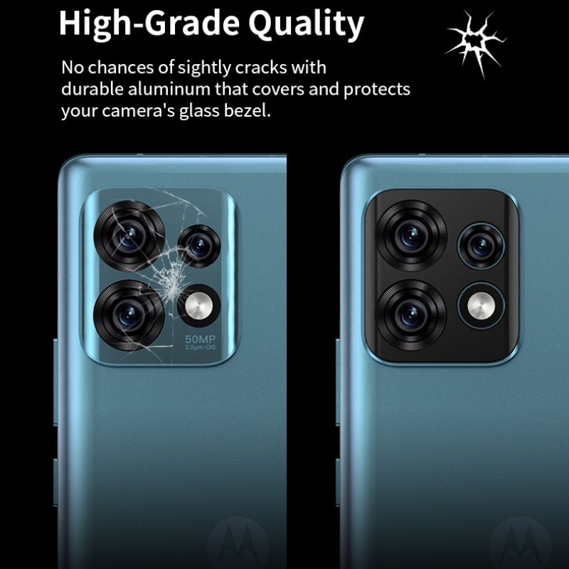 Aluminium Kamera Objektiv Schutz Für Motorola Kante 40 Profi 5G Schutzhülle Kamera Abdeckung Für Moto Kante 40 Profi Kamera objektiv Hülse fallen