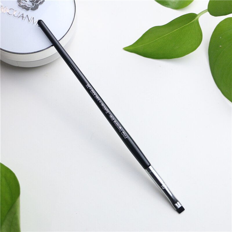 32 # pędzle robić makijażu zawodowiec cienki mały pędzel robić eyelinera precyzyjny cienki kątowy płaski pędzel robić eyelinera syntetyczne piękno szczotki kosmetyczne pojedyncze