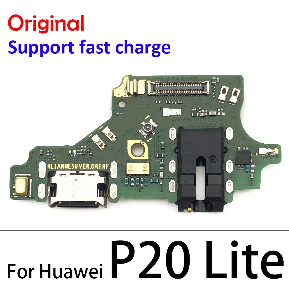 100% Origineel Voor Huawei P9 P10 P20 P30 Pro Lite Plus P20Pro P40 Lite E Usb Opladen Socket Port Dock lader Connector Board: P20 Lite  Original