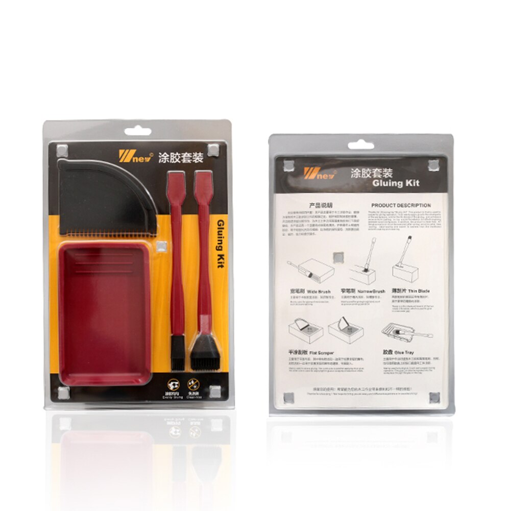 Professionele Glad Houtbewerking Lijmen Borstel Lade Kit Gebruik Workshop Borstel Timmerman Houtbewerking Coating Gereedschappen