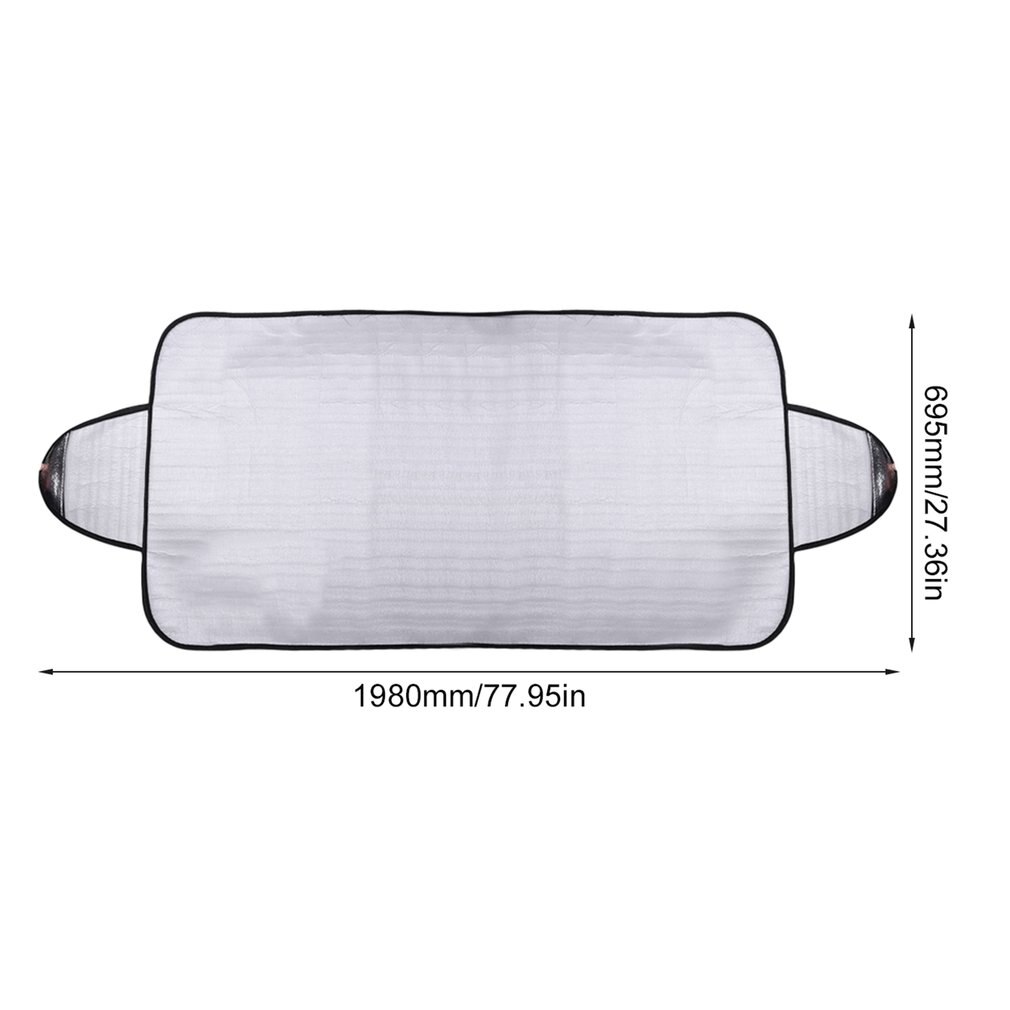 Practical Car Windscreen Cover Anti Ice Snow Frost Shield Dust Protection Heat Sun Shade Ideally for Front Car Windshield